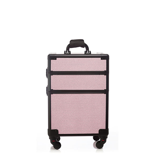Βαλίτσα με 4 ρόδες TC-3362R Pink Glitter